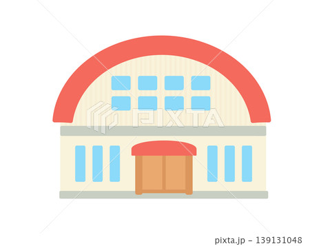 体育館 建物 イラスト 体育館 建物 イラスト 139131048