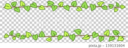 簡單的葉線裝飾 簡單的葉線裝飾 139131604