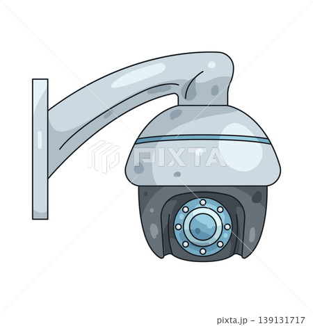 Illustration of security camera Illustration of security camera 139131717