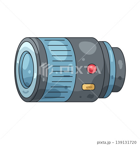 Illustration of camera zoom lens Illustration of camera zoom lens 139131720