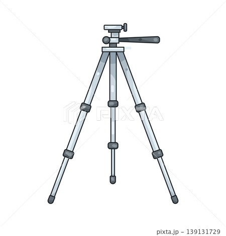 Illustration of tripod Illustration of tripod 139131729