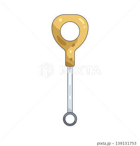 Illustration of oil dipstick 139131753