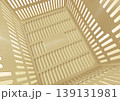 買い物カゴ(卓上）　背景イラスト03 139131981