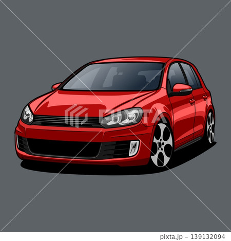 Cartoon car vector illustration for conceptual design. 139132094