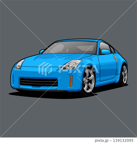 Cartoon car vector illustration for conceptual design. Cartoon car vector illustration for conceptual design. 139132095
