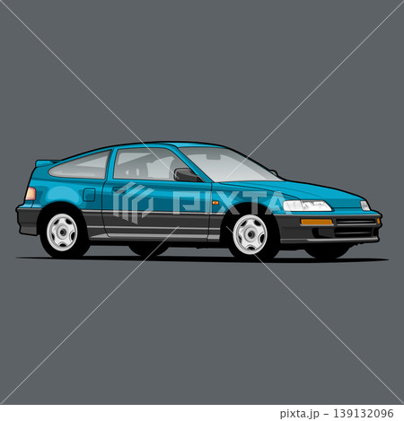 Cartoon car vector illustration for conceptual design. Cartoon car vector illustration for conceptual design. 139132096