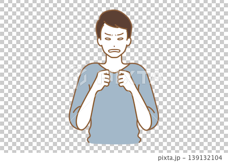 Man with angry expression 139132104