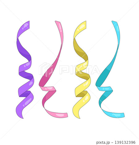 Illustration of streamers Illustration of streamers 139132396
