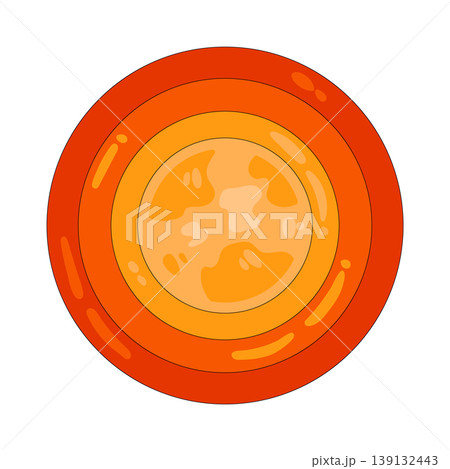 Illustration of Sun layer Illustration of Sun layer 139132443