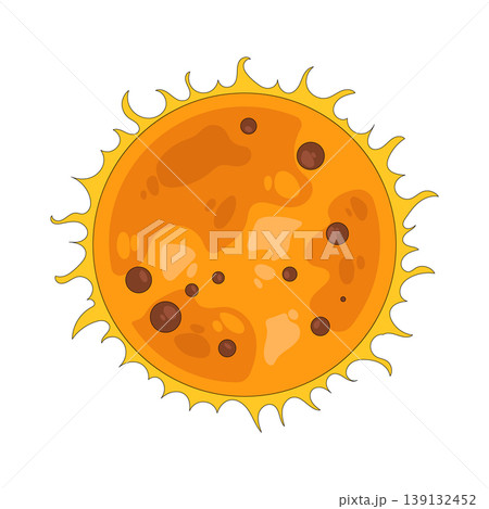 Illustration of sun 139132452