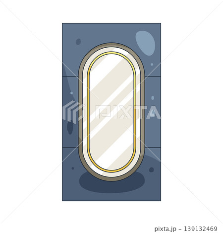 Illustration of mirror Illustration of mirror 139132469