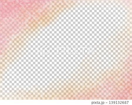 粉紅色冰晶和碎片水彩風格的抽象背景（透明PNG格式） 139132687