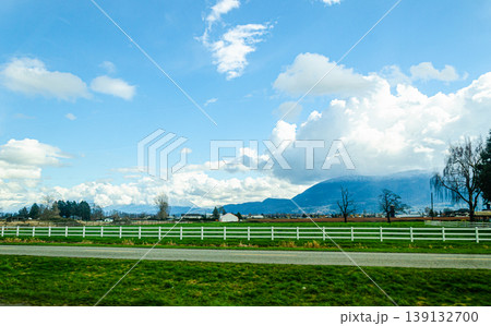 View of Canada Countryside, Fraser Valley, BC View of Canada Countryside, Fraser Valley, BC 139132700