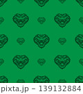 Vector pattern tribal crocodile logo 139132884