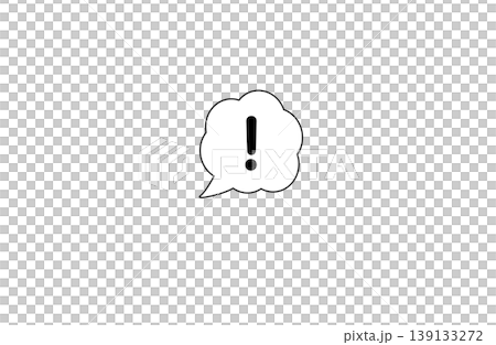 Pop art speech bubbles and exclamation mark illustrations 139133272