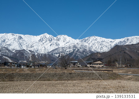 北アルプスの山並み 稜線 長野県 北アルプスの山並み 稜線 長野県 139133531