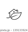 Simple Green Plant Leaves Growth Icon Graphic Design 139133924