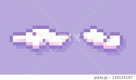 Pixel art cloud. 139135197