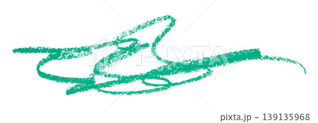 green pencil strokes isolated on transparent background green pencil strokes isolated on transparent background 139135968