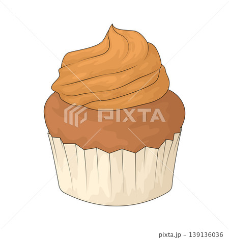 Illustration of Cupcake 139136036