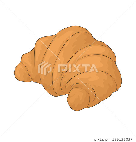 Illustration of Croissant Illustration of Croissant 139136037