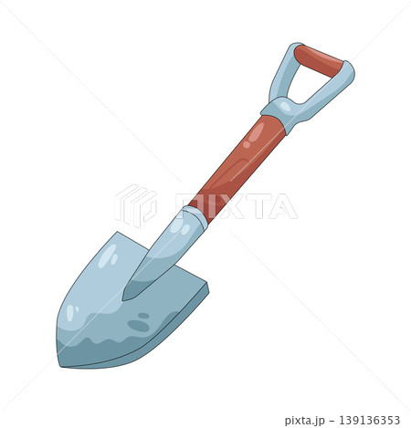 Illustration of shovel 139136353