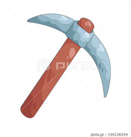 Illustration of pickaxe Illustration of pickaxe 139136354