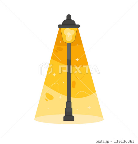 Illustration of street lamp Illustration of street lamp 139136363