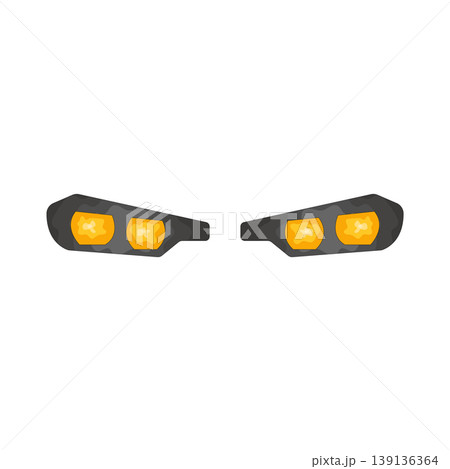 Illustration of car headlight 139136364