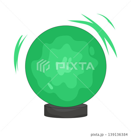 Illustration of green light 139136384