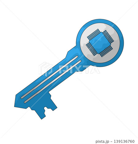 Illustration of Data Key Illustration of Data Key 139136760