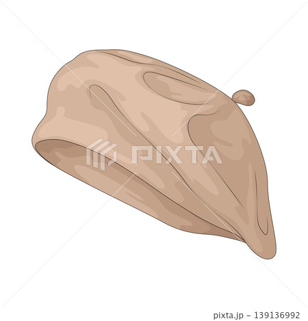 Illustration of beret 139136992