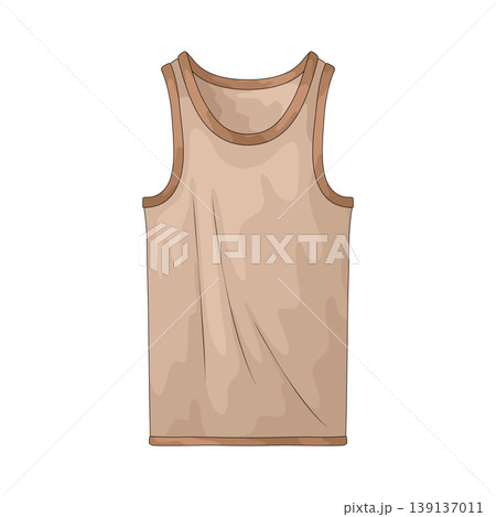 Illustration of tank top 139137011