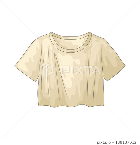 Illustration of crop top Illustration of crop top 139137012