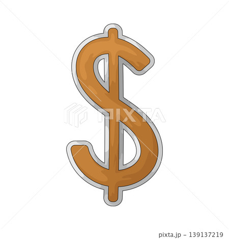 Illustration of Dollar Sign 139137219