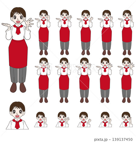 シェフの全身キャラクターイラスト素材 139137450