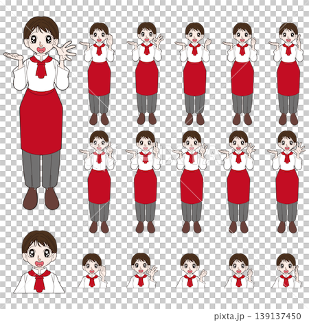シェフの全身キャラクターイラスト素材 139137450