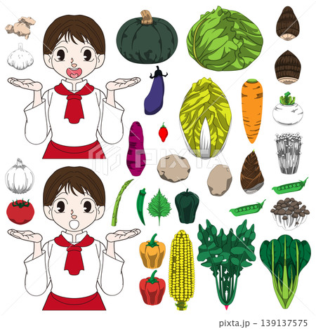 シェフの全身キャラクターイラスト素材 シェフの全身キャラクターイラスト素材 139137575
