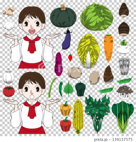 Full-body character illustration of a chef Full-body character illustration of a chef 139137575