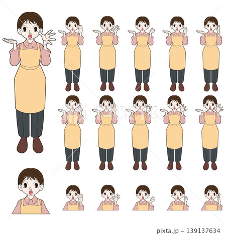 家事代行サービスの人物イラスト 139137634