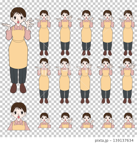家事代行サービスの人物イラスト 139137634