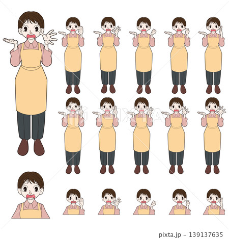 家事代行サービスの人物イラスト 家事代行サービスの人物イラスト 139137635