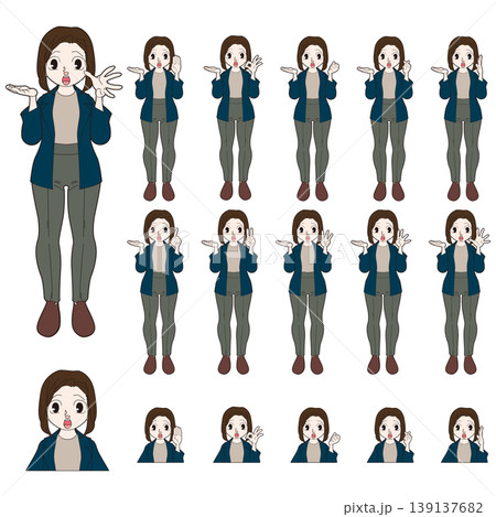 オフィスワーカーの人物イラスト 139137682
