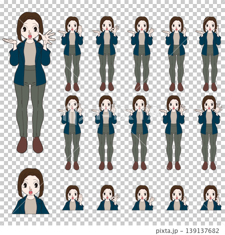 オフィスワーカーの人物イラスト 139137682