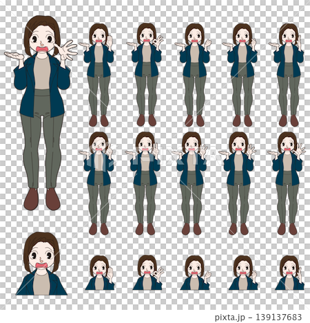 Illustration of an office worker Illustration of an office worker 139137683