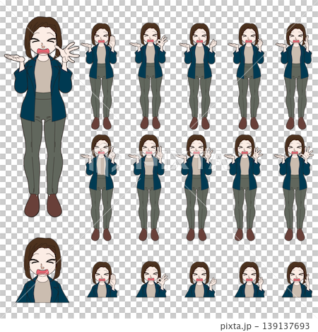 オフィスワーカーの人物イラスト オフィスワーカーの人物イラスト 139137693