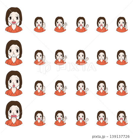 オフィスワーカーの人物イラスト オフィスワーカーの人物イラスト 139137726