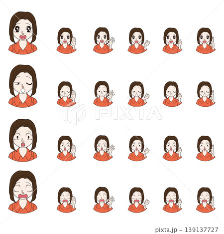 オフィスワーカーの人物イラスト 139137727