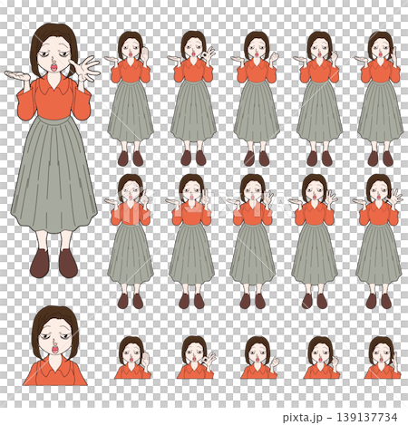 Illustration of an office worker Illustration of an office worker 139137734