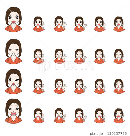 オフィスワーカーの人物イラスト 139137736